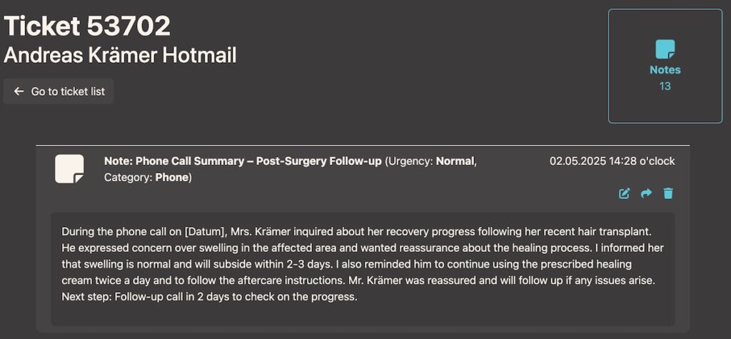 Note example Category Phone