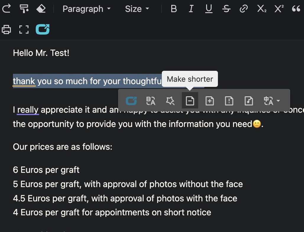 The Impact of AI Email Editors on Professional Team Communication