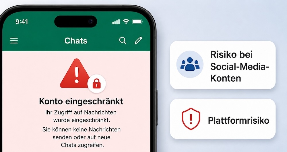 Plattformrisiko: Warum WhatsApp, Instagram und Social Media keine vollständige Kundenakte sind