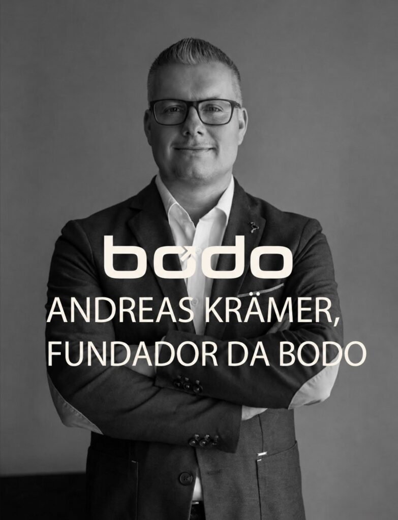 Andreas Kraemer Fundador da Bodo Ticketing Andreas Kraemer Fundador da Bodo Ticketing