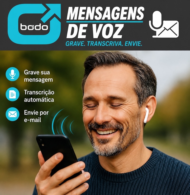 Bodo Voice Mail - Personal Voice to Mail and Voice Speech to Text AI Transcription