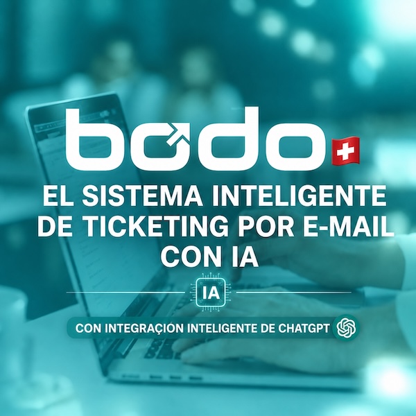 Bodo: el sistema inteligente de tickets por correo con integración de IA y ChatGPT Bodo – sistema inteligente de ticketing por e-mail con IA y ChatGPT