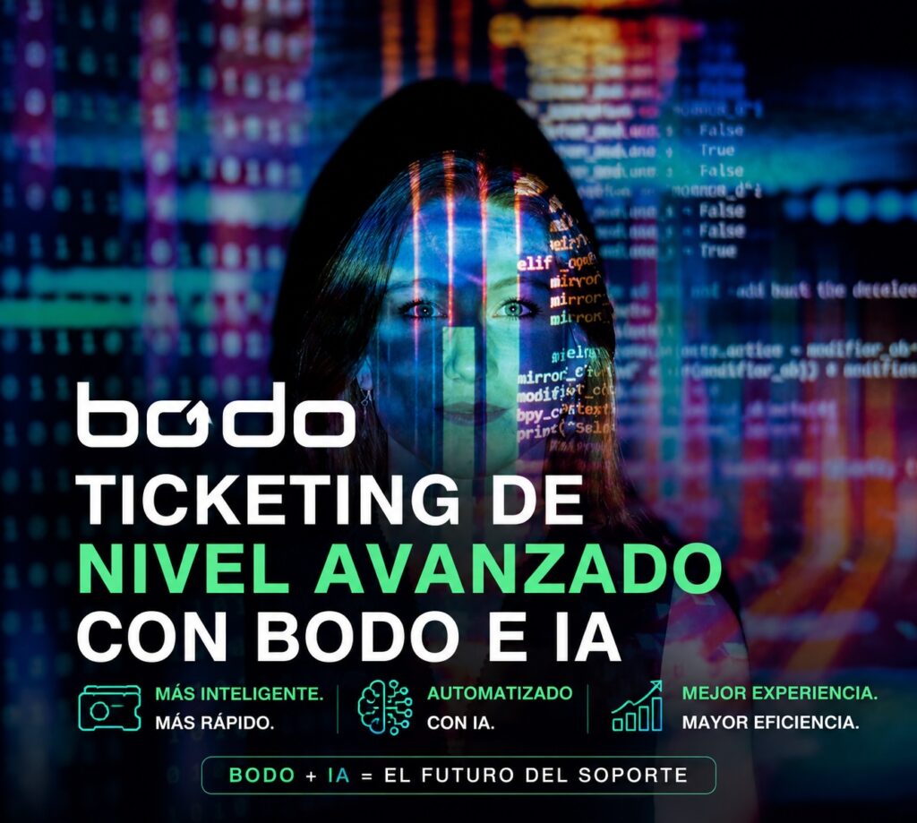 Bodo Ticketing de nivel avanzado con IA y automatización