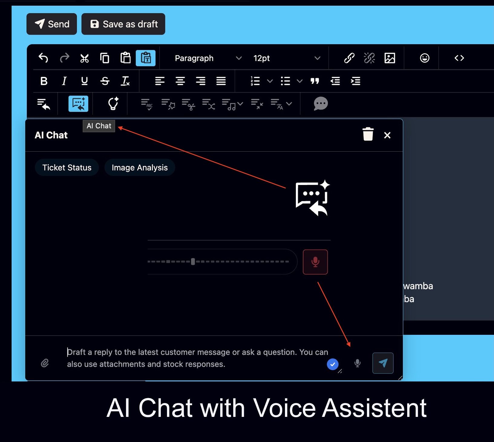AI Chat with voice input in the Bodo AI Editor