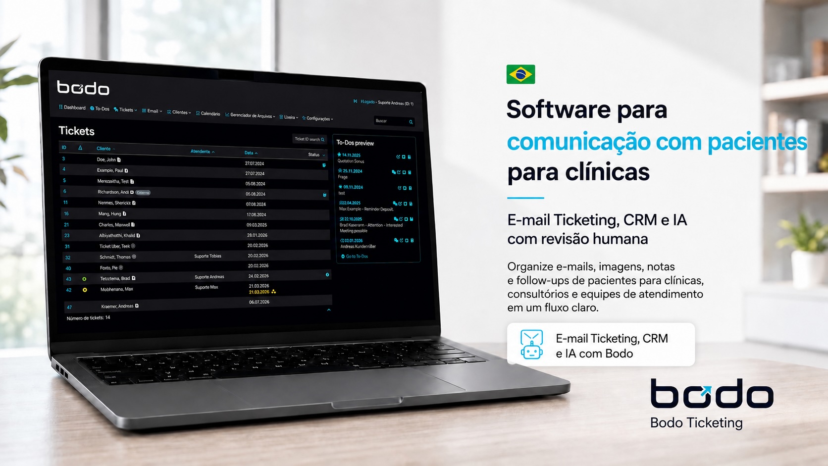 Software para Gestão da Comunicação com Pacientes em Clínicas no Brasil | Bodo